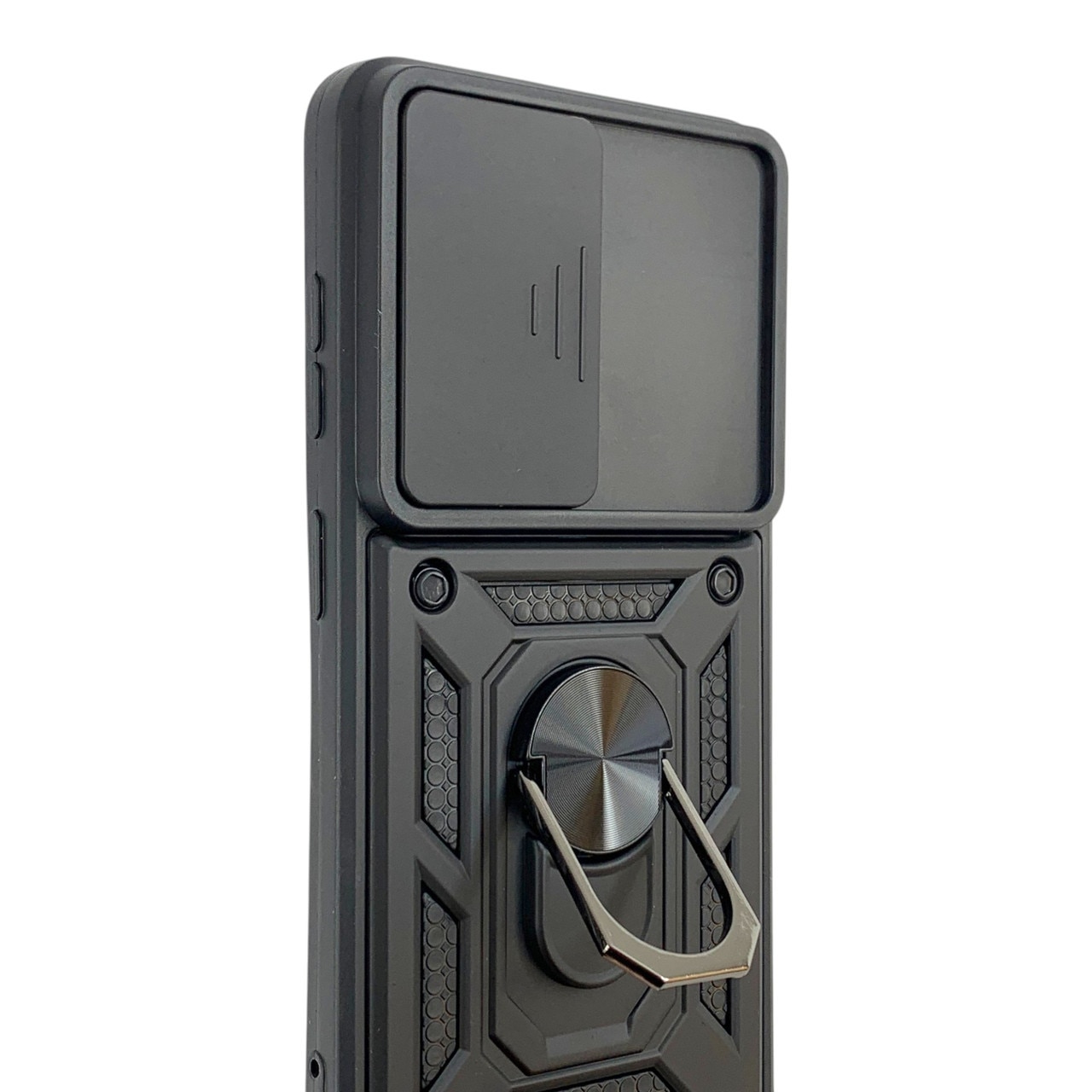 Husa telefon Mat-Tech compatibila cu Samsung Galaxy S26, Protectie Camera, Inel, Magnet, Anti-Shock, Rugged Protection, Negru