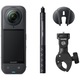 Camera Video Sport Insta360 X5, 8K, 360°, Motorcycle Bundle