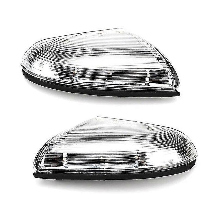 Комплект 2 LED мигачи за странични огледала, жълто-бял, 12V, 2009-2018, Dodge Ram 1500 2500
