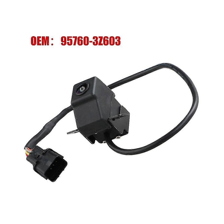 Hátsó/tolatókamera 95760-3Z603/957603Z603/957603Z103, közvetlen beszerelés, plug-and-play, kompatibilis az I40 2015 modellel, fekete, 1 darab