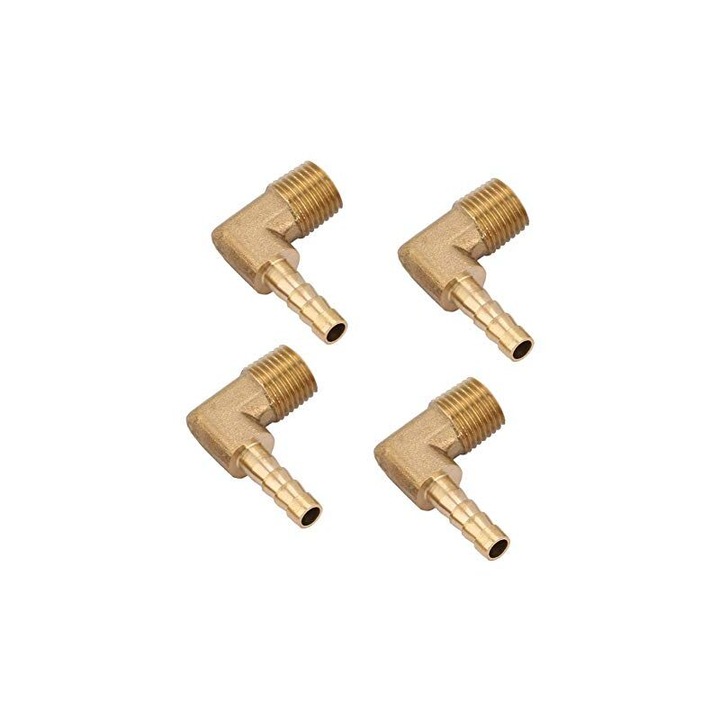 Sárgaréz könyökcsatlakozó külső menettel G1/4 6-10mm