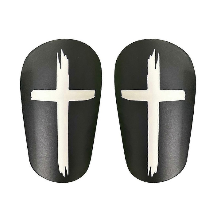 Aparatori tibie fotbal mini, negru, S 8x5cm, set 2 buc