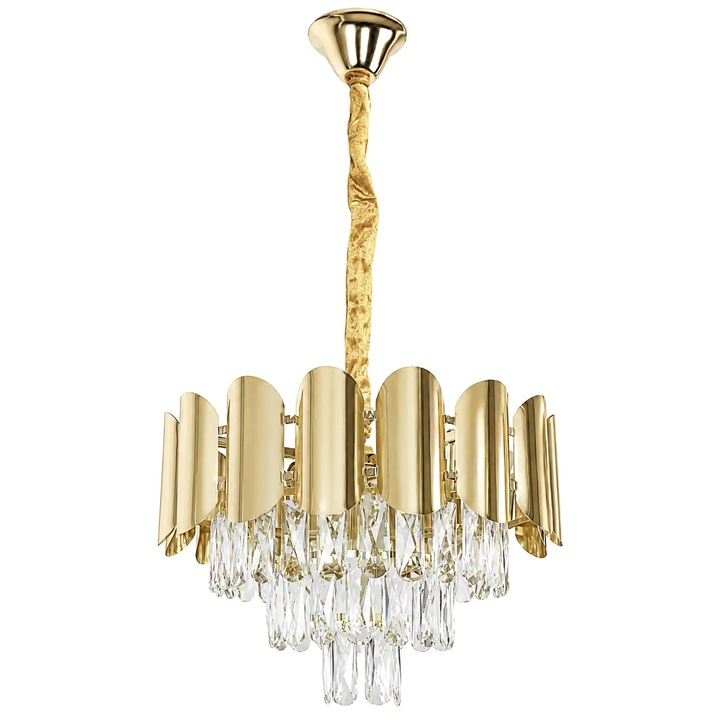 Toolight SWE099-CP mennyezeti függőlámpa 40cm Arany 41x41x28,5cm