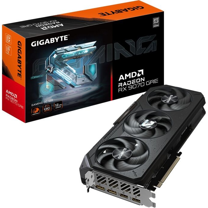 Gigabyte RX 9070 GRE 12GB GDDR6 192 bit Gaming OC 12G PCI Express x16 ...