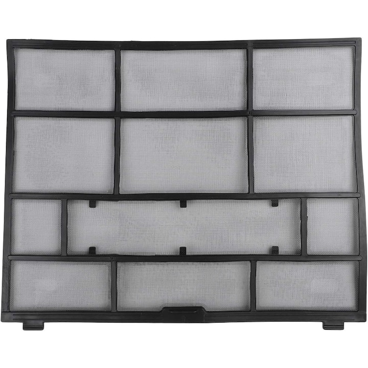 Univerzális légkondicionáló szűrőrács, porálló, tartós, fekete, 32 x 252 mm, 1 db