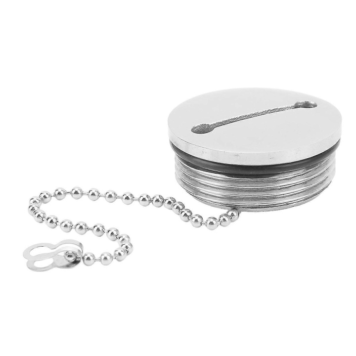 Rozsdamentes acél hajó üzemanyagtartály sapka 38mm gumitömítéssel