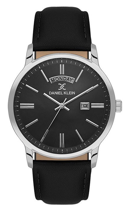 Daniel Klein Premium - Ceas Barbatesc Quartz Negru DK.6.14204-2