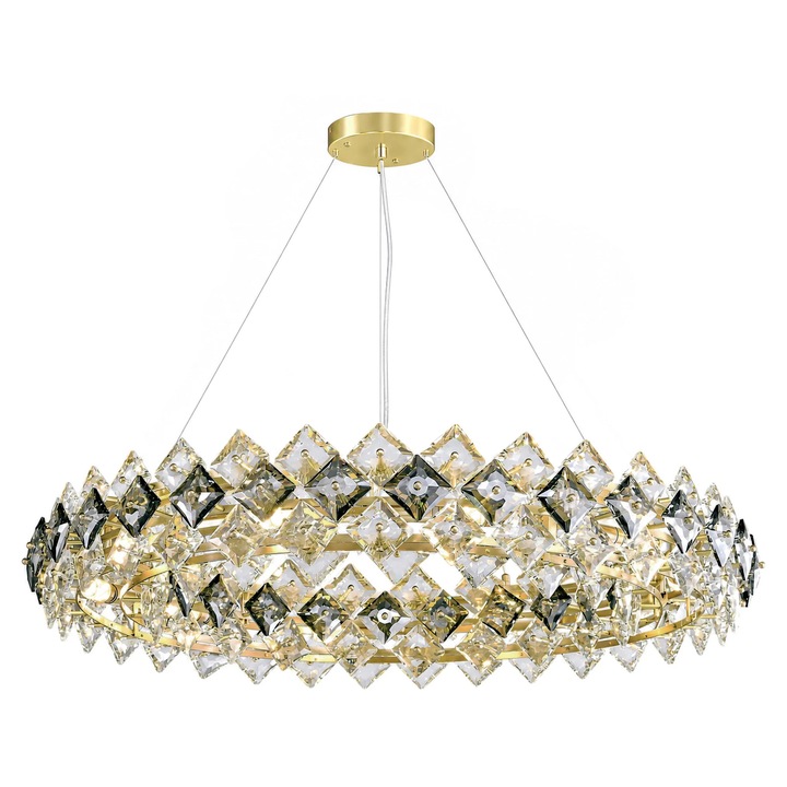 Toolight SWE094-CP mennyezeti függőlámpa 60cm Arany 62x62x17,5cm