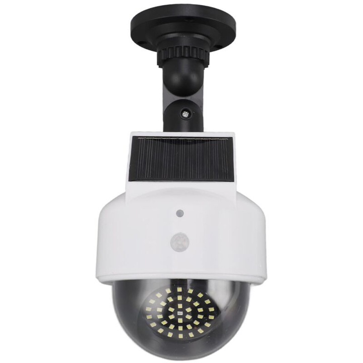 Kameraattrap napelemes megfigyelő, villogó piros LED, ABS, 307g
