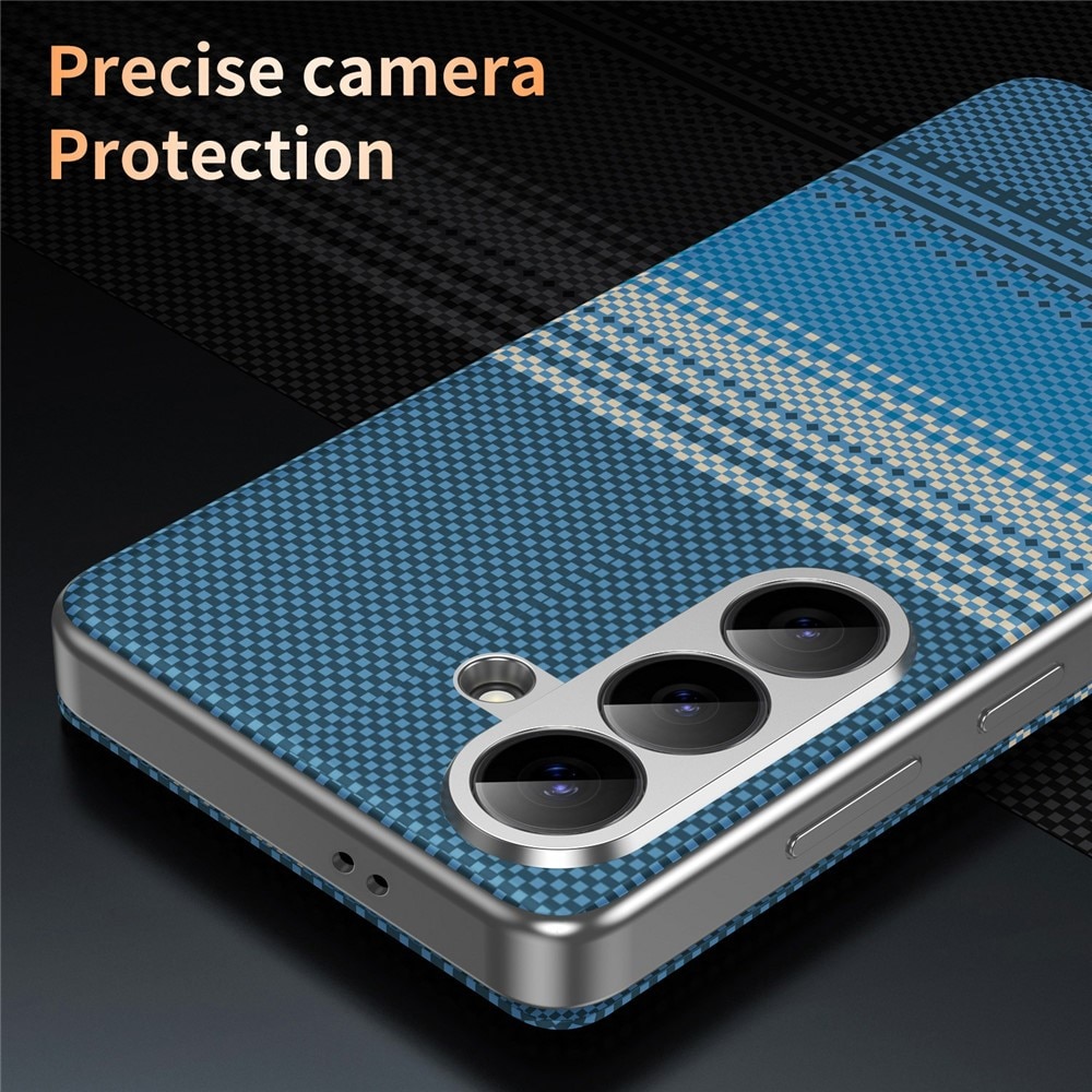 Husa pentru Samsung Galaxy S26 Plus Smart View din piele, Model Gradient, Raspuns apel fara deschidere, Protectie 360°, Inchidere Magnetica, Protectie Camera, Protectie Sporita, Albastru