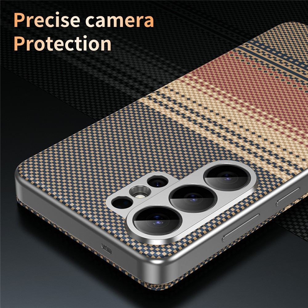 Husa pentru Samsung Galaxy S26 Ultra Smart View din piele, Model Gradient, Raspuns apel fara deschidere, Protectie 360°, Inchidere Magnetica, Protectie Camera, Protectie Sporita, Maro