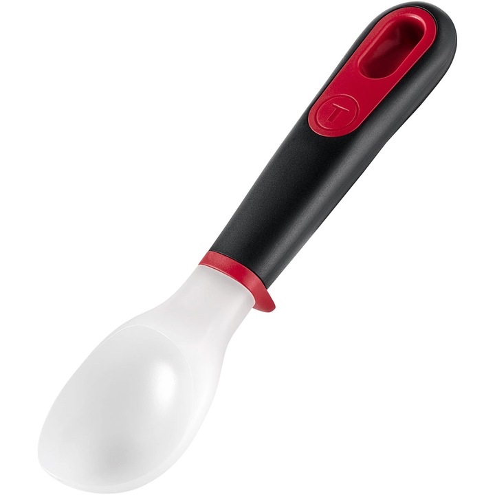 Tefal Ingenio fagylaltkanál, mosogatógépben mosható, műanyag, Fekete/piros