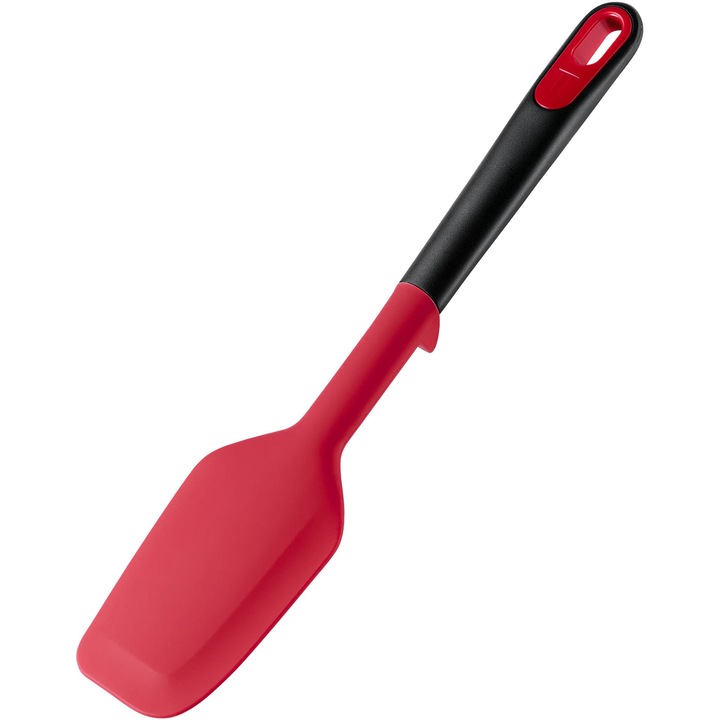 Шпатула Tefal Ingenio+, Устойчива на високи температури, Съвместима със съдомиялна машина, Силикон, Червен/Черен