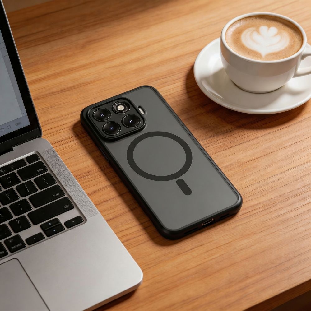 Carcasa Tech-Protect Magmat cu MagSafe compatibila cu Xiaomi 17T Pro, Negru