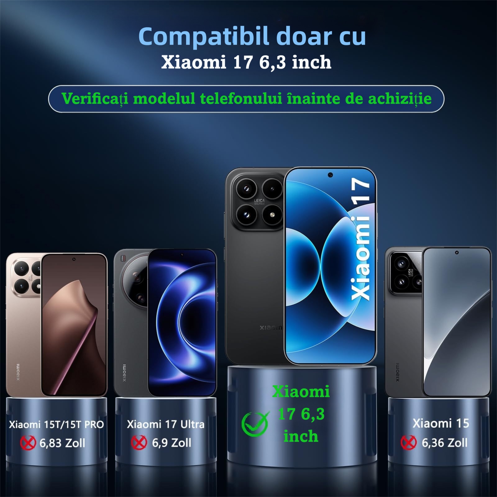 Husa Magnetica de Protectie Compatibila cu Xiaomi 17, MOGU, Carcasa MagSafe, Incarcare Wireless, Rezistenta la impact, Decupaje Precise, Protectie La Camera, Colturi Intarite, spate Rigid Mat Translucid + Margine Moale din TPU, Negru