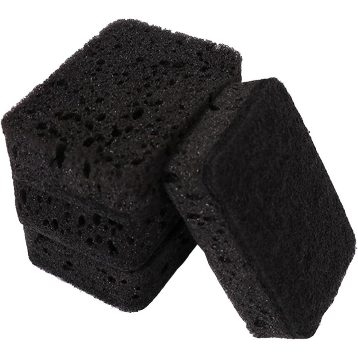 Set 5 bureti de bucatarie negri 10x7x3cm rezistenti si reutilizabili