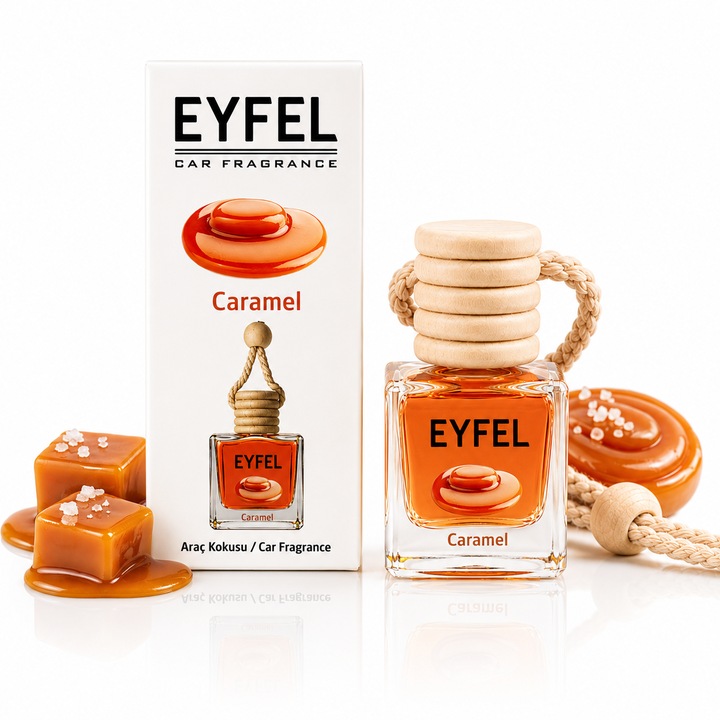Eyfel® Caramel autós illatosító, 10 ml