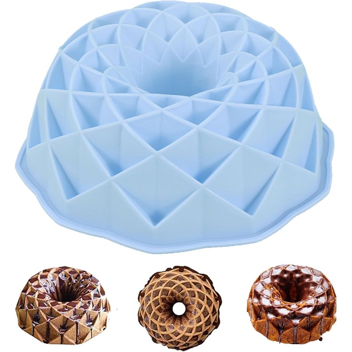 Forma prajituri silicon 23x8.5cm, capacitate mare, usor de curatat