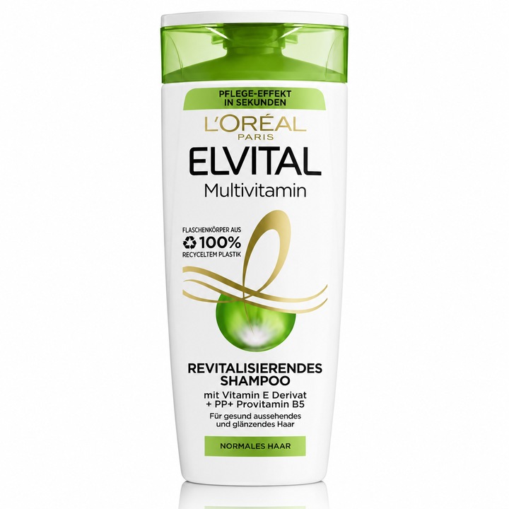 L'Oréal Paris Elvital Multivitamin revitalizáló sampon, normál hajra, 300 ml