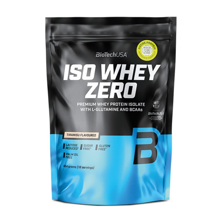 Proteina, Biotech Usa, Iso Whey Zero, Tiramisu, 454gr