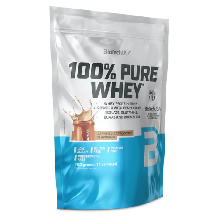 Proteina, Biotech Usa, 100% Pure Whey, 400gr