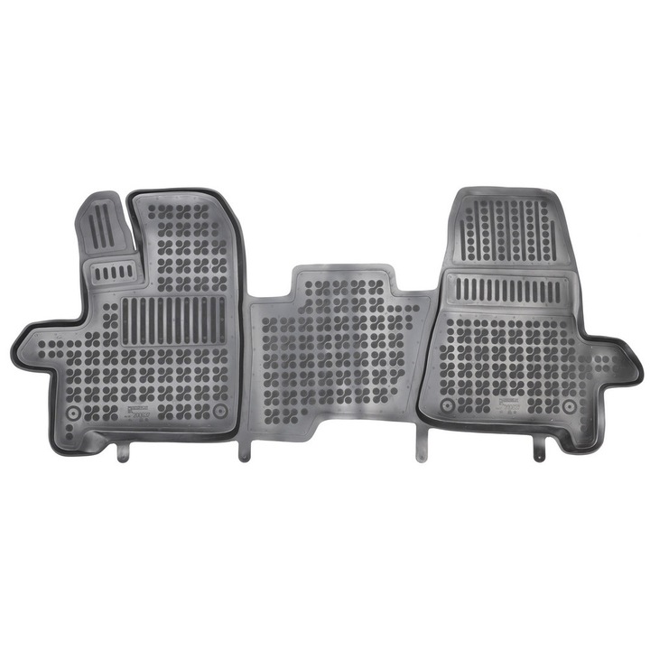 Covorase Presuri Auto Cauciuc Dedicate Ford TRANSIT IV fata, 2 loc, scaune individuale, cutie automata 2013 -