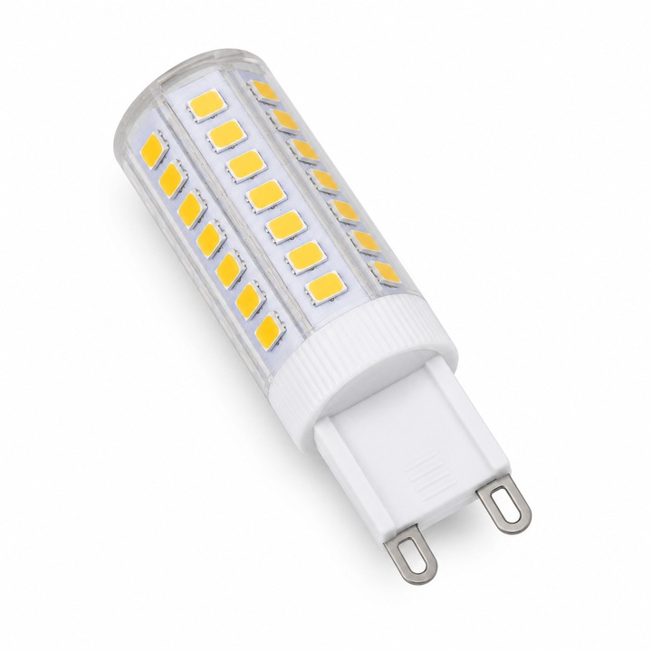 G9 LED Izzó - Kwazar Luminaire - Energiatakarékos Fényforrás, 6W, 540lm, Melegfehér 3000K