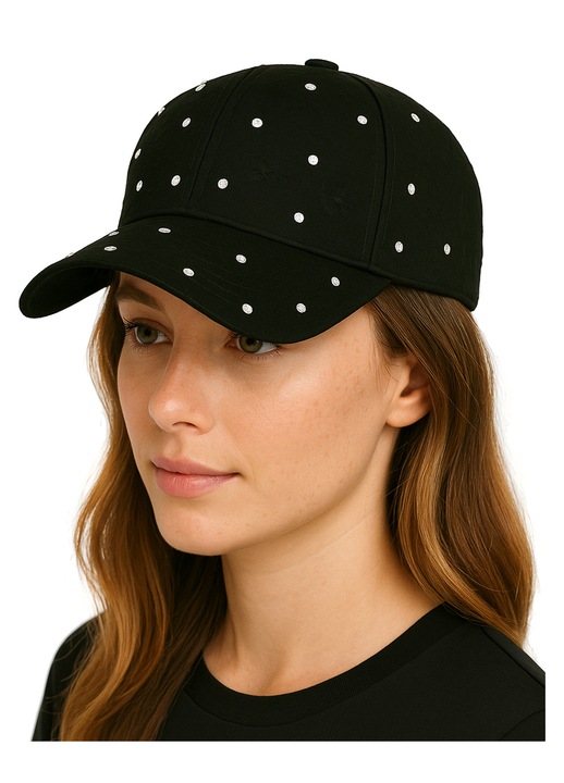 Sapca Unisex cu Cozoroc de Vara FloralKiss negru