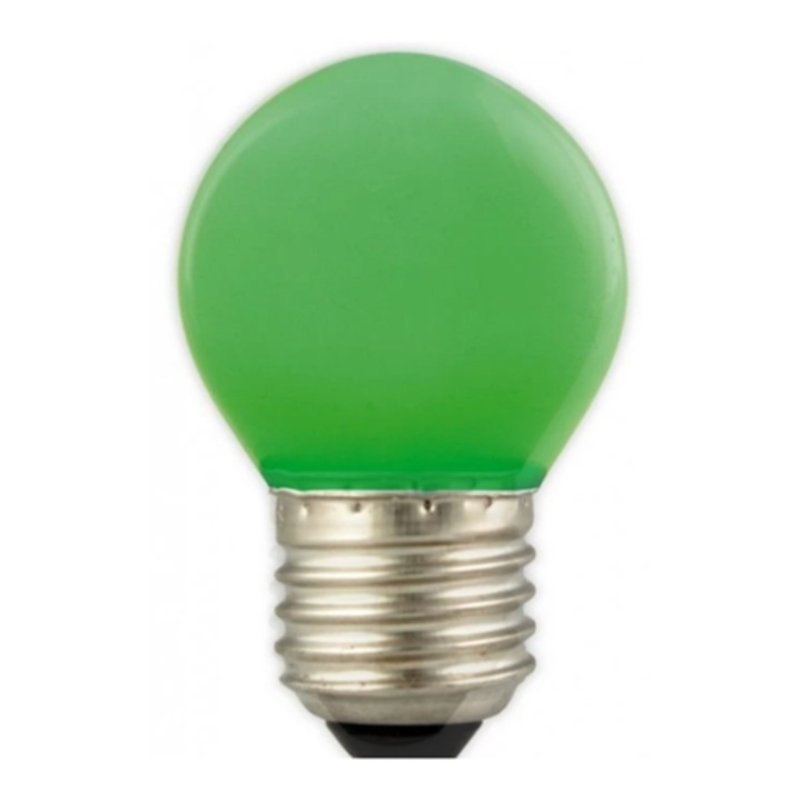Bec LED Calex E27 Glob 1W Zöld Fény