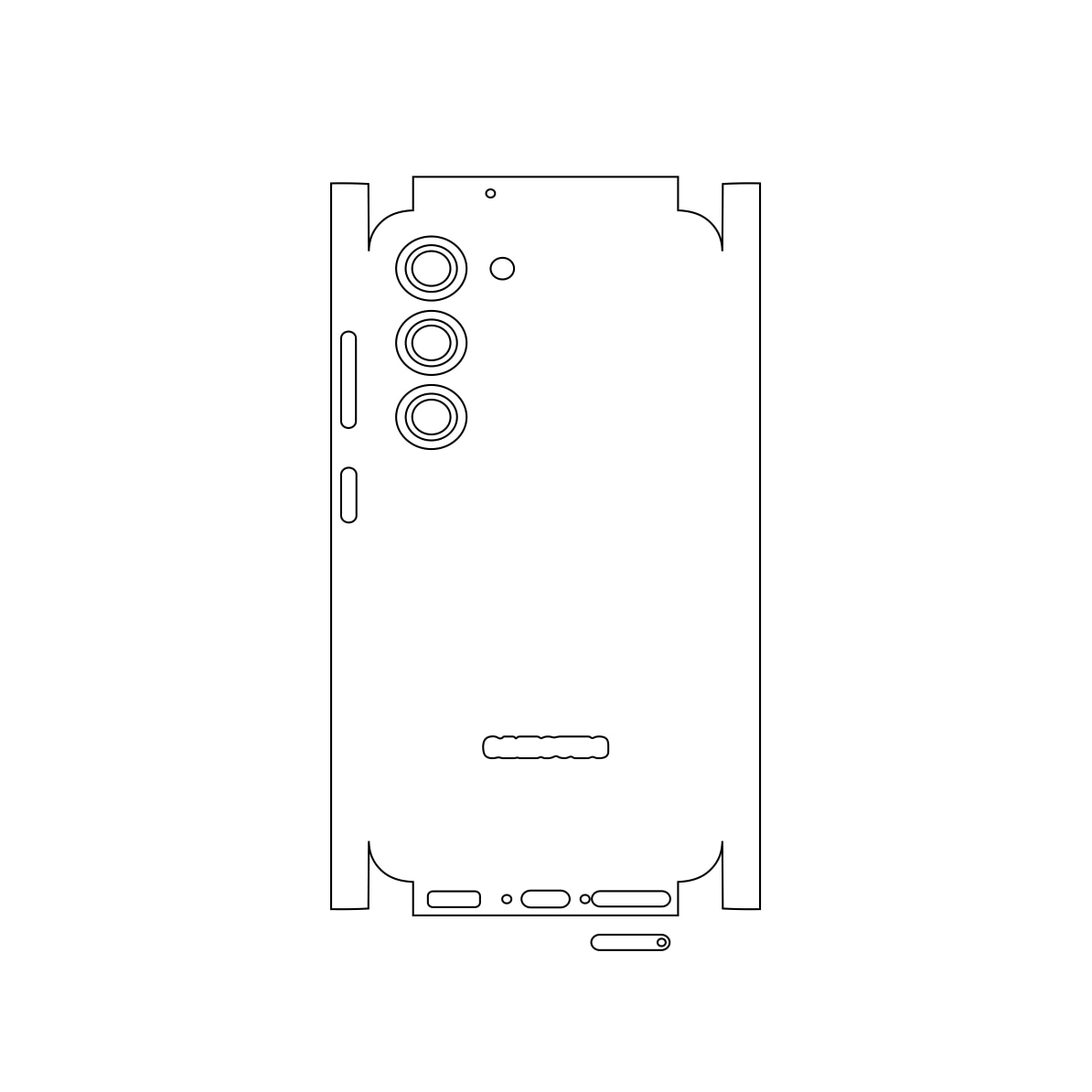 Folie iSkinz pentru Samsung Galaxy S23 - Piele Alba, 360 Cut, Skin Adeziv, Protectie Carcasa Spate si Laterale