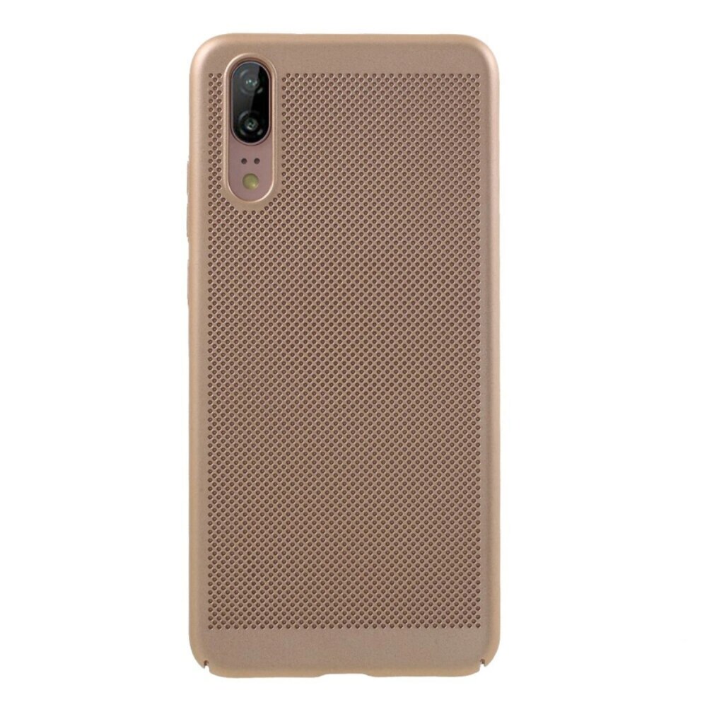 Husa Air pentru Huawei P20, Super Air, Wireless charging, resistant, Optim Hybrid Protection Technology, Gold