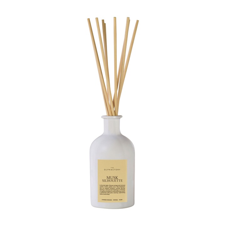 Olphactory, Silueta de Musc, Illatosító pálcák, Pézsma, Fából készült aroma diffúzor, 250 ml