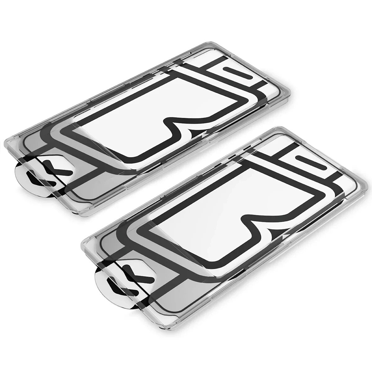 Set 2 folii sticla securizata Bizon Glass Aplikator Edge, Kit montare inclus, compatibile cu Xiaomi Redmi 15 4G / 5G, Negru