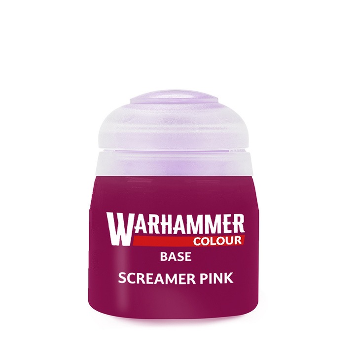 Vopsea Base Screamer Pink, Warhammer Colour, 12ml