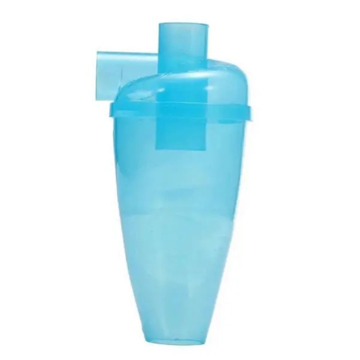 Colector de praf ciclon FMY, separator pentru aspiratoare, compatibil cu aspiratoare casnice si industriale, putere 750W, eficienta 80-95%, din plastic, albastru, 1 buc