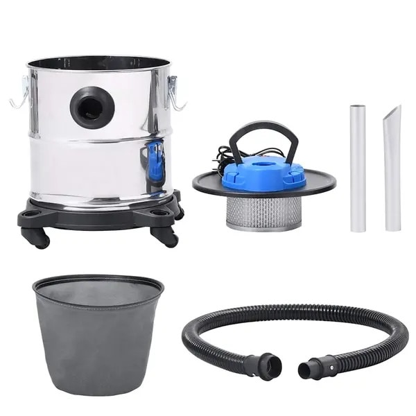 Aspirator cenusa, 1200W, 20L, inox, argintiu