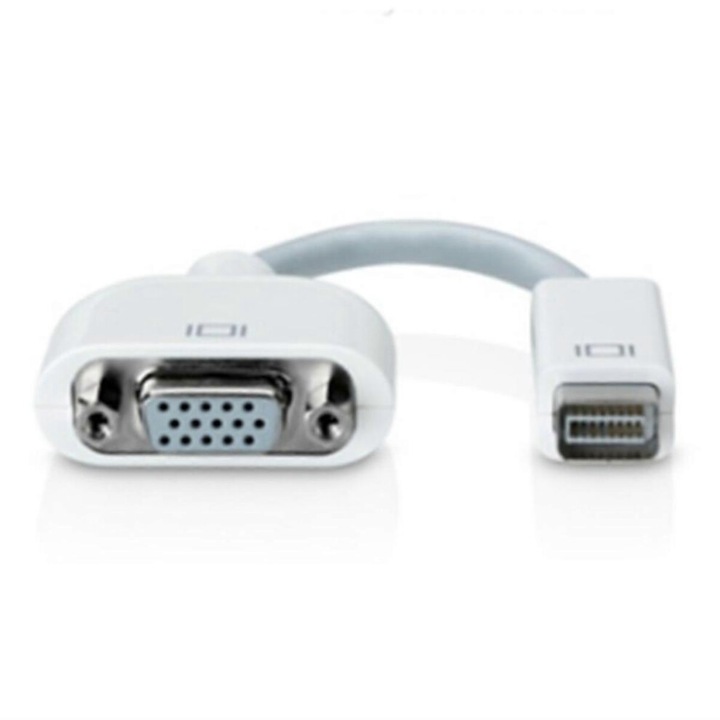 Mini DVI-VGA adapter kábel, fehér, 1.5m