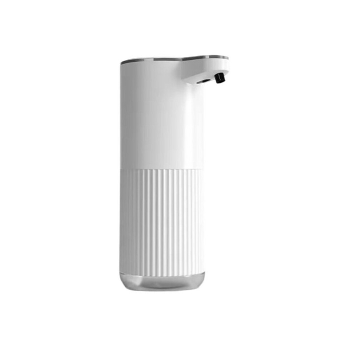 Automata szappanadagoló habhoz és folyadékhoz (dispenser), falra szerelhető, újratölthető intelligens infravörös érzékelővel, műanyag, fehér, 350ml