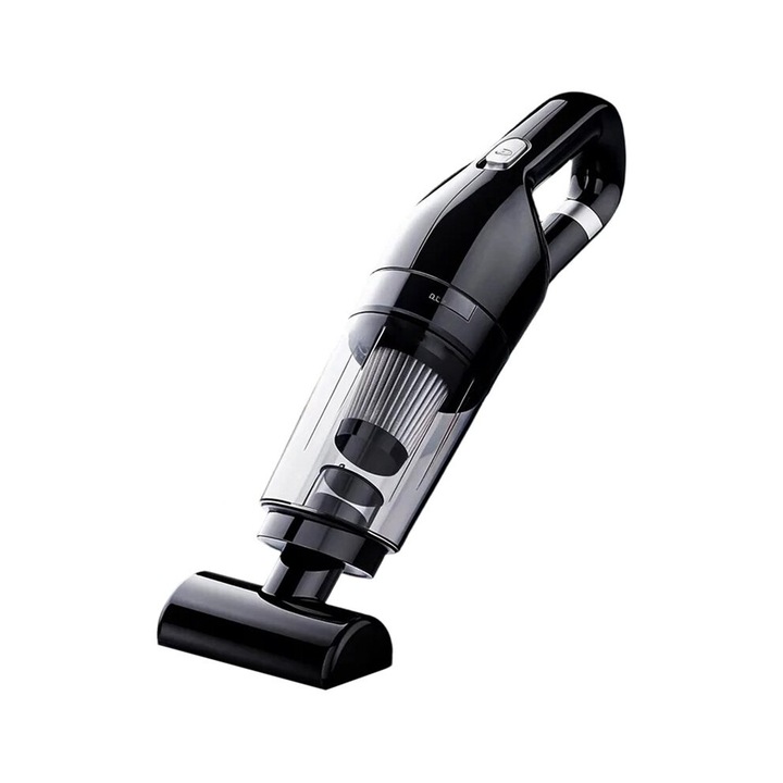 Aspirator auto portabil compact fara fir, putere 10000pa, accesorii multiple, filtru lavabil