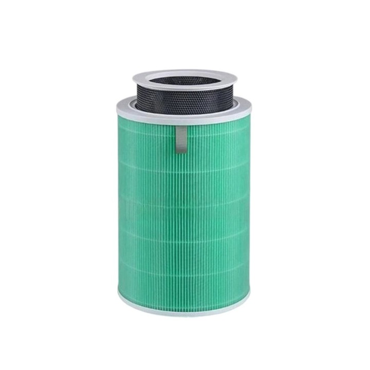 Légszűrő légtisztítóhoz, kompatibilis az Air Purifier 3H/2S/2/2H/2C/1 modellekkel, nagy hatékonyságú HEPA, eltávolítja a formaldehidet, füstöt és port, zöld, 1 db