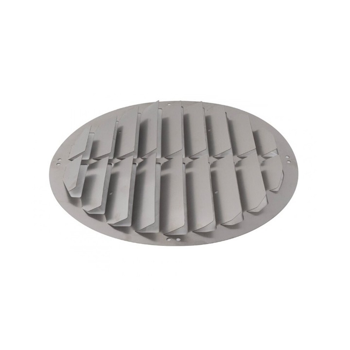Deflector/paravan aer exterior pentru aer conditionat rotund 48 cm ...