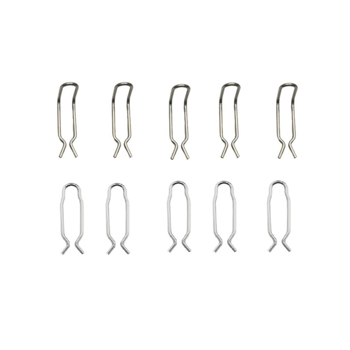 Set 10 cleme arc inoxidabil 304, argintiu, pentru furtun aparat spalat cu presiune K3-K7