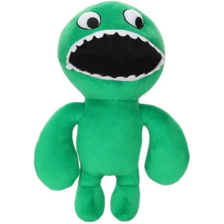 Jucarie de plus Garten of Banban Jumbo Josh, moale, umplutura din bumbac PP, cu membre poseabile, verde, 25 cm