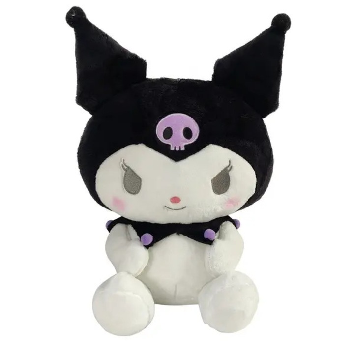 Puha plüss Kuromi baba 25cm fehér