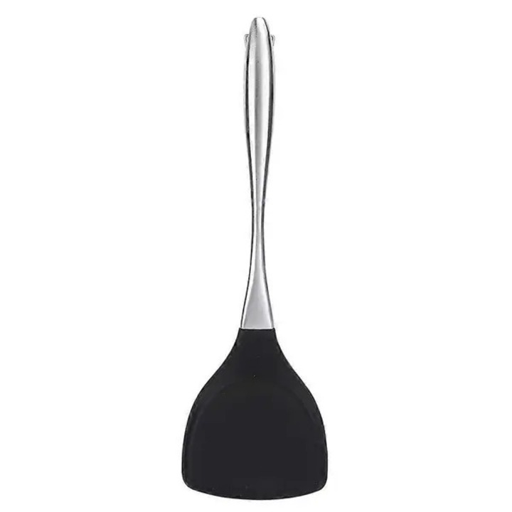 Spatula silicon cu maner inoxidabil, flexibila, rezistenta la caldura, 28cm