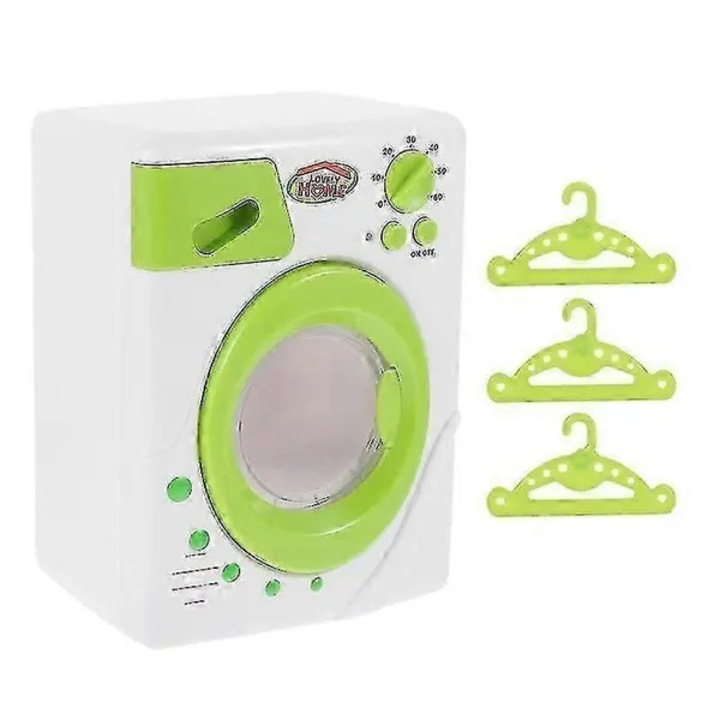 Masina de spalat jucarie, 19x14x10.5cm, verde, ABS, pentru copii