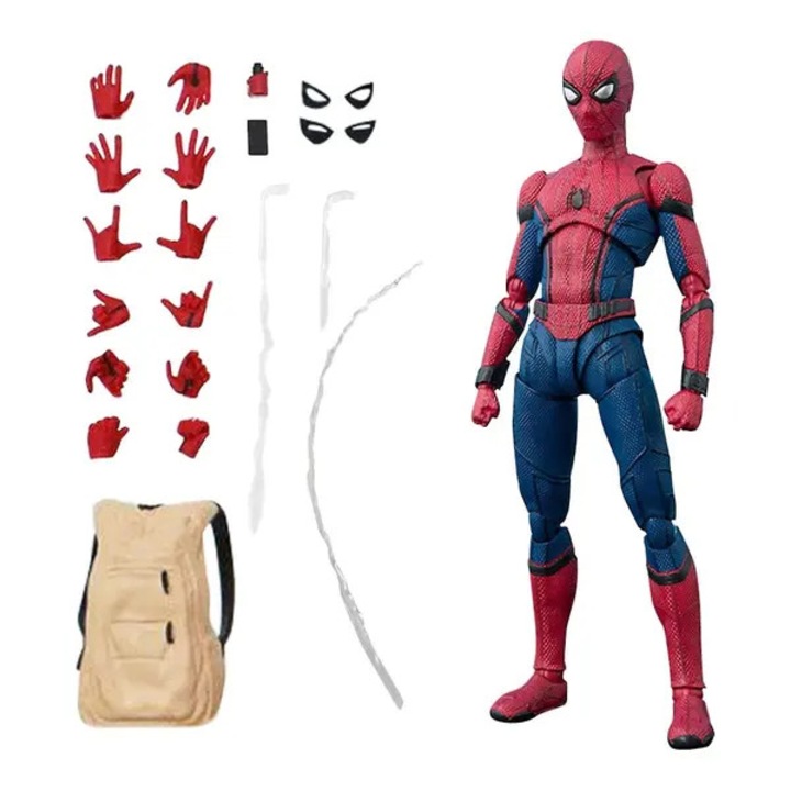 Фигурка Spider Man, 15см, множество аксесоари, многоцветна