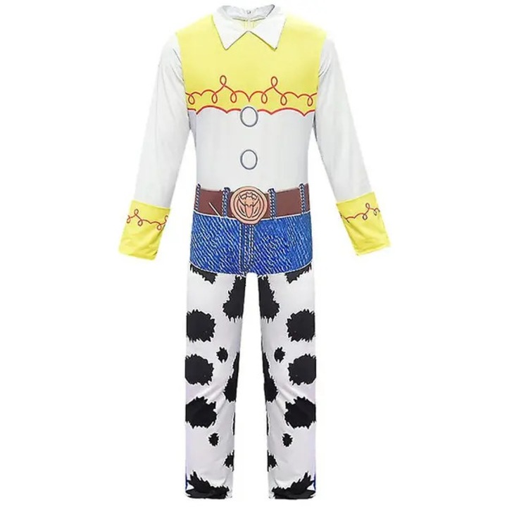 Costum copii Jessie Toy Story 4, polyester, carnaval, marime 4-5 ani