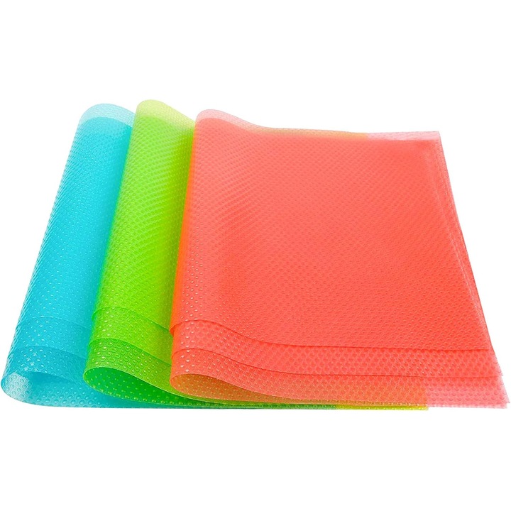 Set 9 covorase frigider, multicolor, 29x45cm, EVA, rezistente la temperaturi scazute