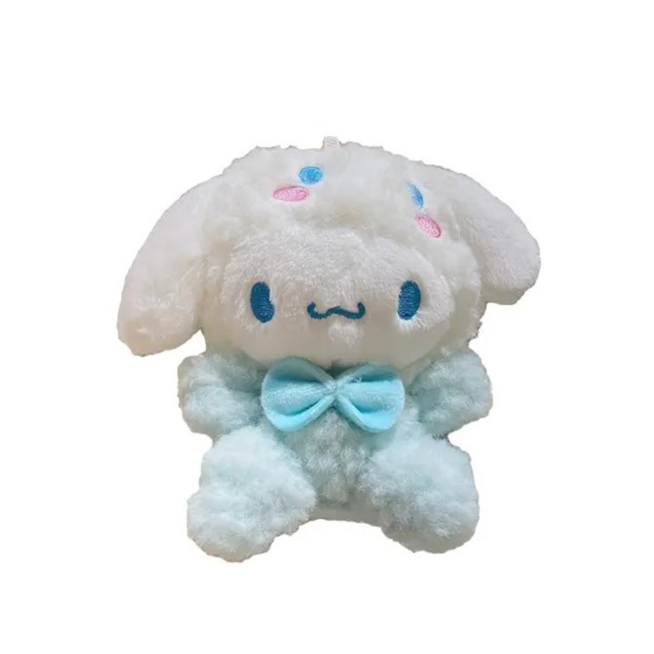 Cinnamoroll plüss kulcstartó, 13cm, többszínű